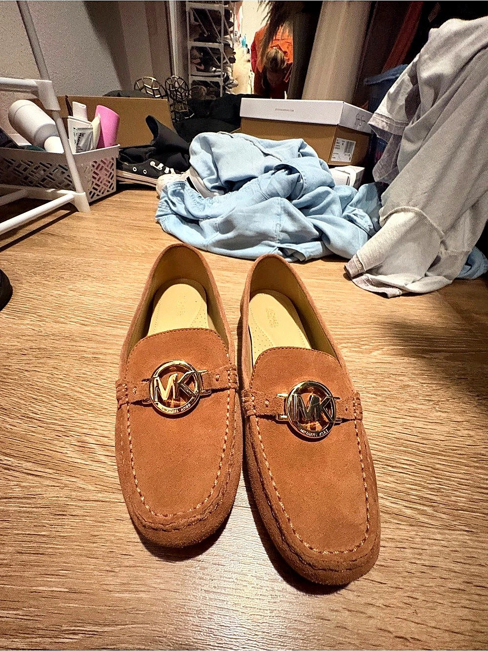 Michael Kors Women's Brown Moccasin Loafers